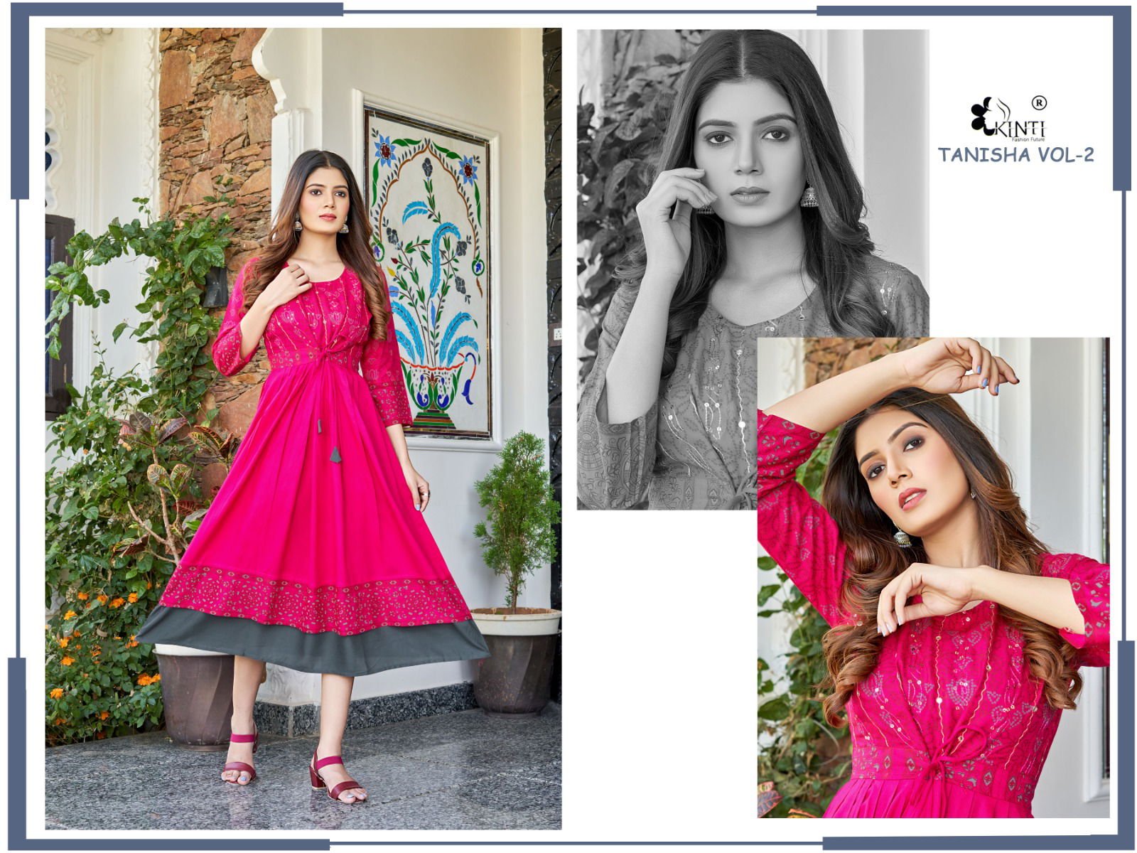 Kinti Tanisha Vol 2 Long Designer Kurtis Catalog
